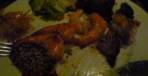 mi plato y fue comenzando...