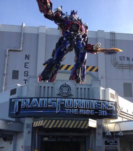transformers the ride