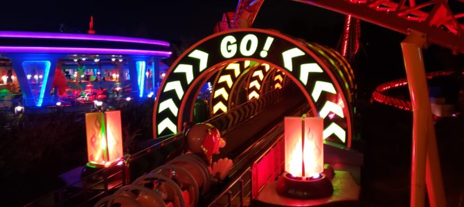 Slinky dog dash roller coaster